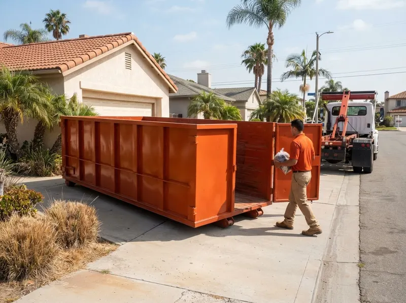40-Yard Industrial Dumpster in Long Beach, CA
