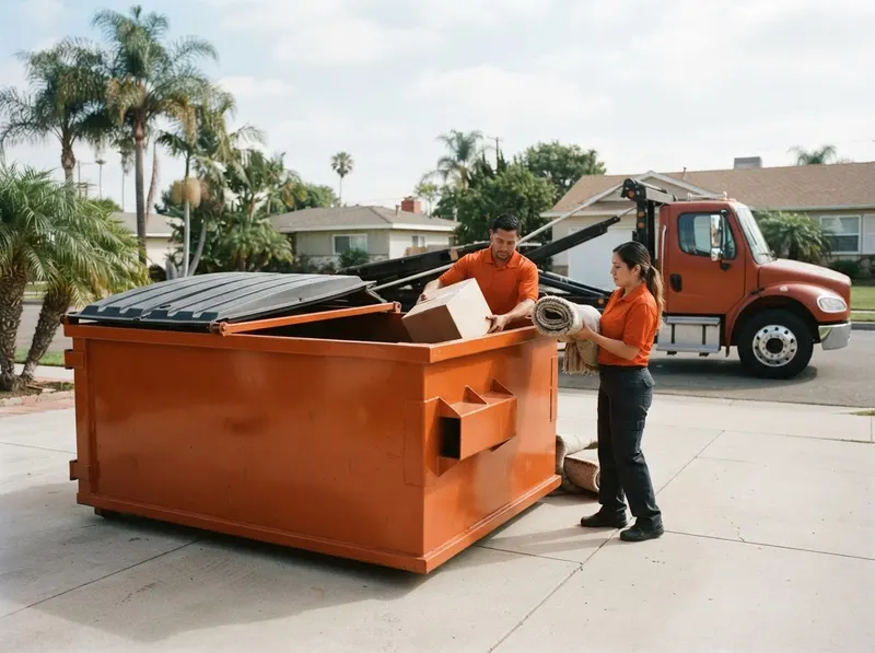 3-Yard Cleanout Container in Long Beach, CA